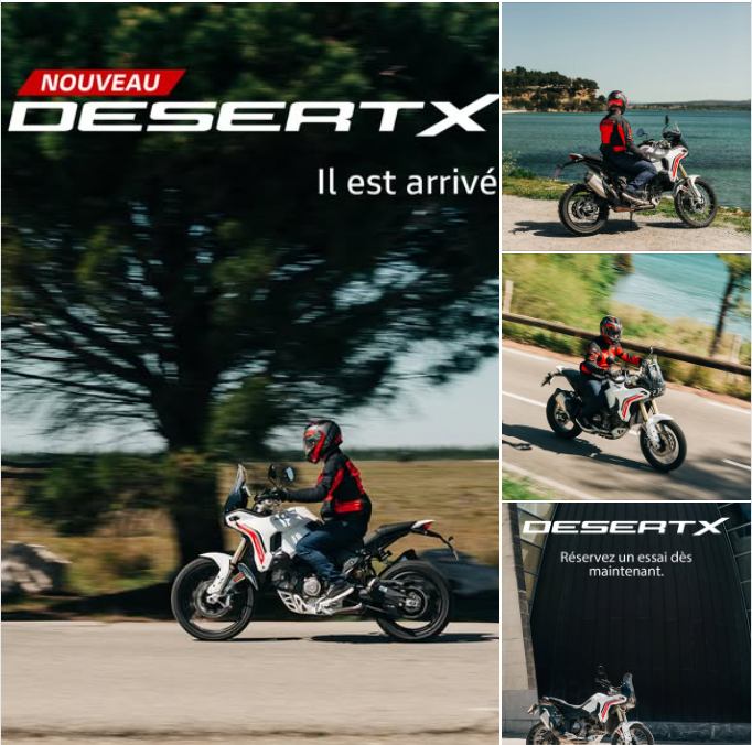 La DUCATI DesertX est arrivé chez Ducati Chambéry